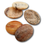 Baryt Daumenstein - 100% natürlicher Strahlenschutz