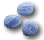 Chalcedon blau gebändert -  Alles fliesst