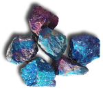 Chalkopyrit (Buntkupfer) Experimentierfreude und Reinigung | (3 - 6) cm gross