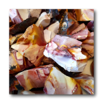 Mookait Rohstein - Glücksbringer, im richtigen Moment am richtigen Ort