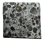 Pallasit Steineisenmeteorit ca. 3×3 cm gross