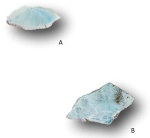 Larimar (Pektolith) Scheiben - Ewigkeit und Augenblick