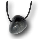 Regenbogen-Obsidian Anhänger gebohrt - Antischock-Stein