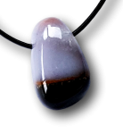 Sardonyx (Chalcedon) Anhänger -  Stärkt alle Sinnesorgane