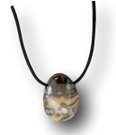 Schalenblende Anhänger gebohrt - Der Stein für die heutige Zeit | klein