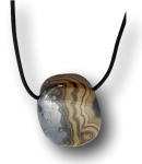 Schalenblende Anhänger gebohrt - Der Stein für die heutige Zeit | gross