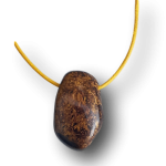 Bronzit Anhänger gebohrt -  Stressmeister und Diplomat