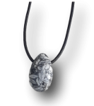 Pinolith (Eisenblumenmagnesit) Anhänger - Lebensbejahende Entspanntheit